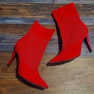 Brash pull on stiletto boots